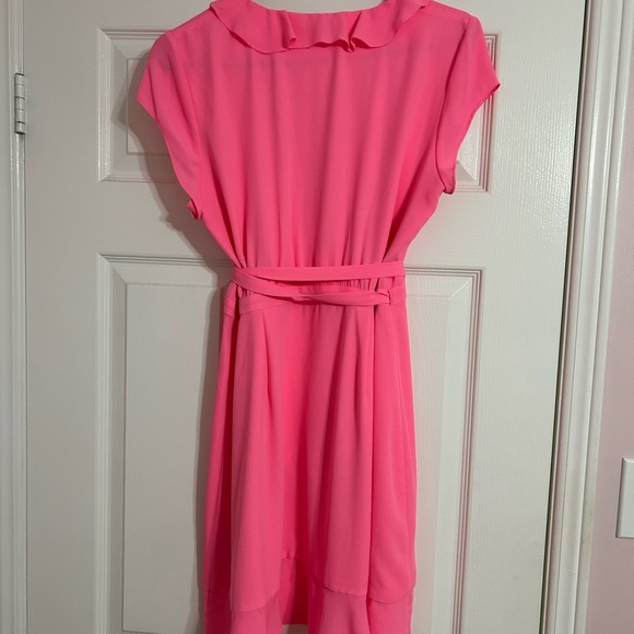 Sunday Best Vibrant Pink High Low Dress - Picture 3 of 3